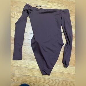 SHEIN Basics Chocolate Bodysuit NWT
